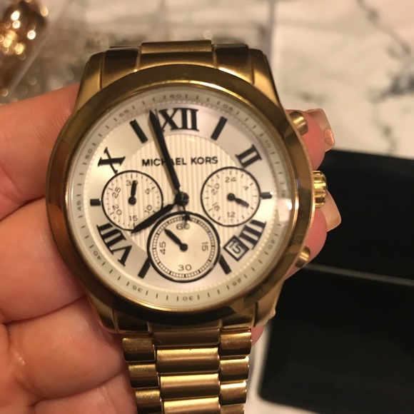 Gold Michael Kors watch